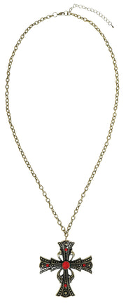 Gothic Kreuz Halskette für Damen 6 cm, Bild 4