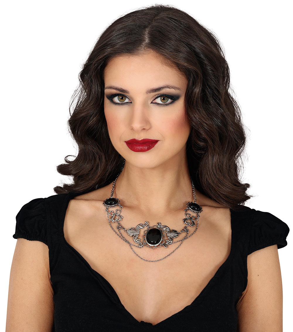 GP24946 – Marquisen Schmuckstück Elegante Kette – Farbe: Schwarz