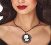 GP24948 – Halloween Medaillon Kette Stilvolle Büste – Größe: Standard