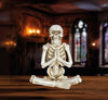 GP24962 – Halloween Skelett Figur Meditation Yoga – Farbe: Weiß