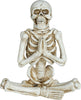 GP24962 – Halloween Skelett Figur Meditation Yoga – Farbe: Weiß