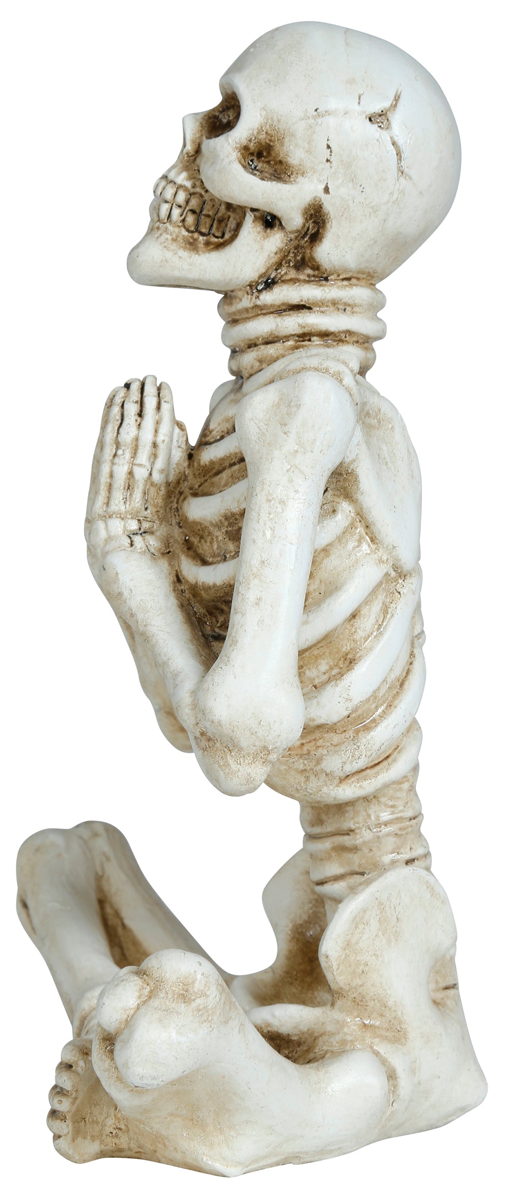 GP24962 – Halloween Skelett Figur Meditation Yoga – Farbe: Weiß