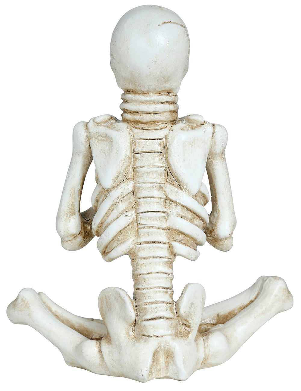 GP24962 – Halloween Skelett Figur Meditation Yoga – Farbe: Weiß