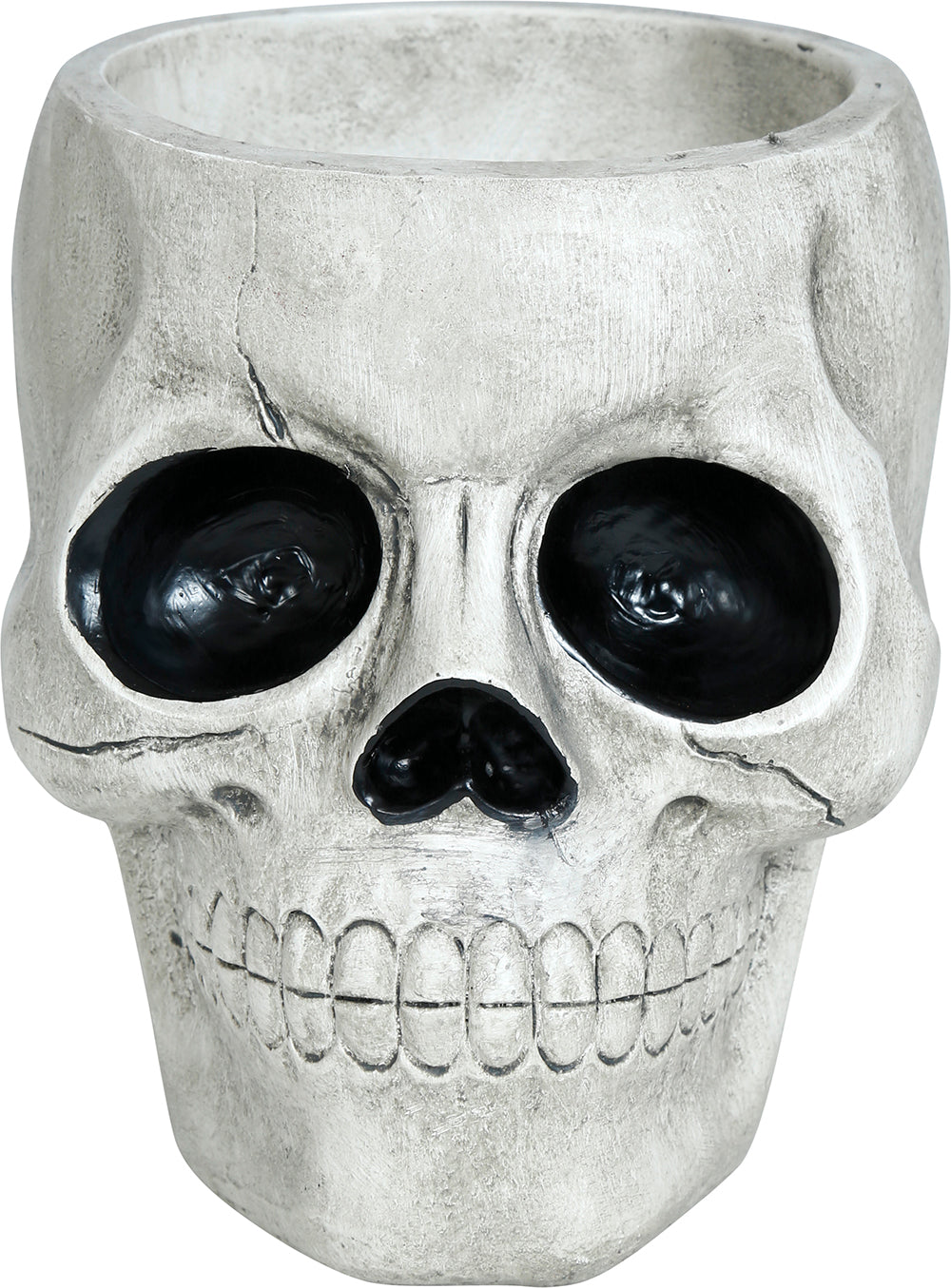 GP24964 – Skelett Deko Schädel Schale Halloween – Farbe: Weiß