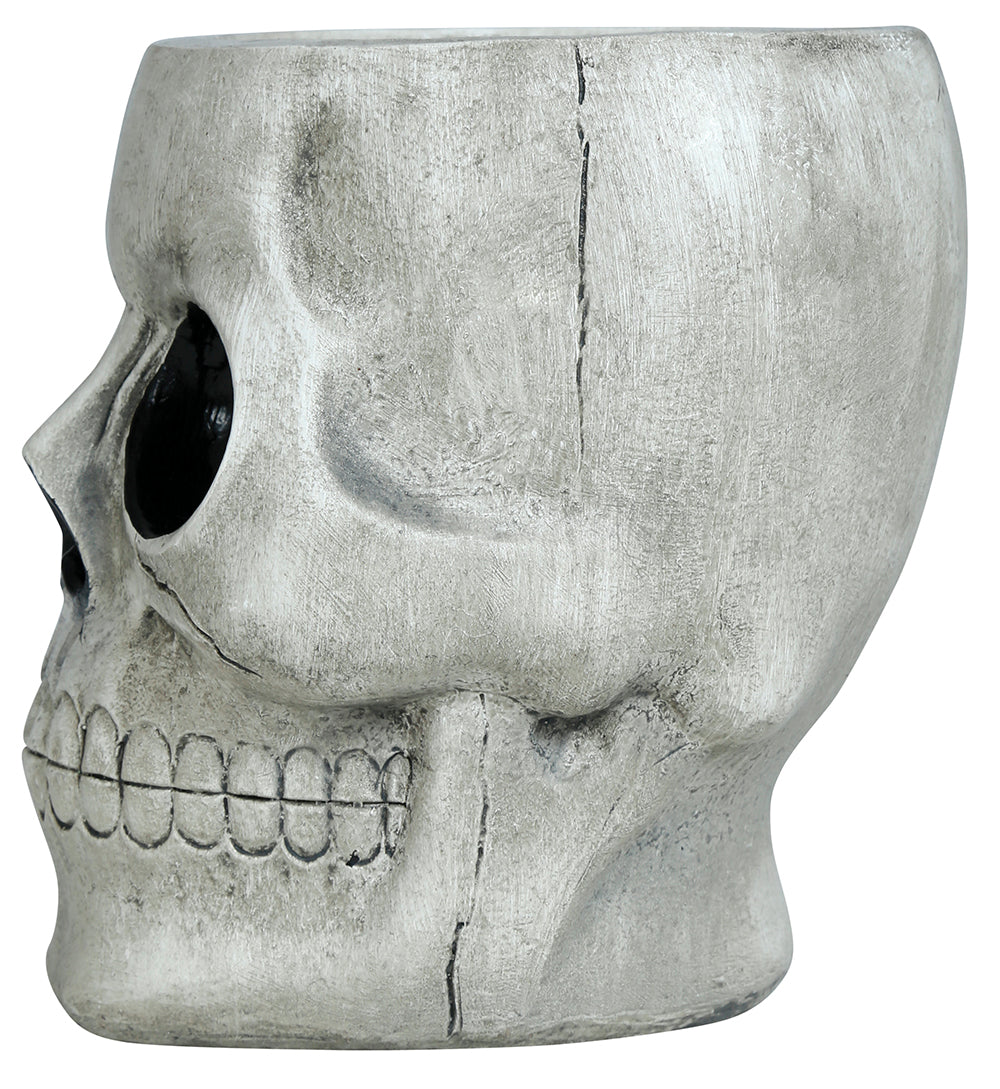 GP24964 – Skelett Deko Schädel Schale Halloween – Farbe: Weiß
