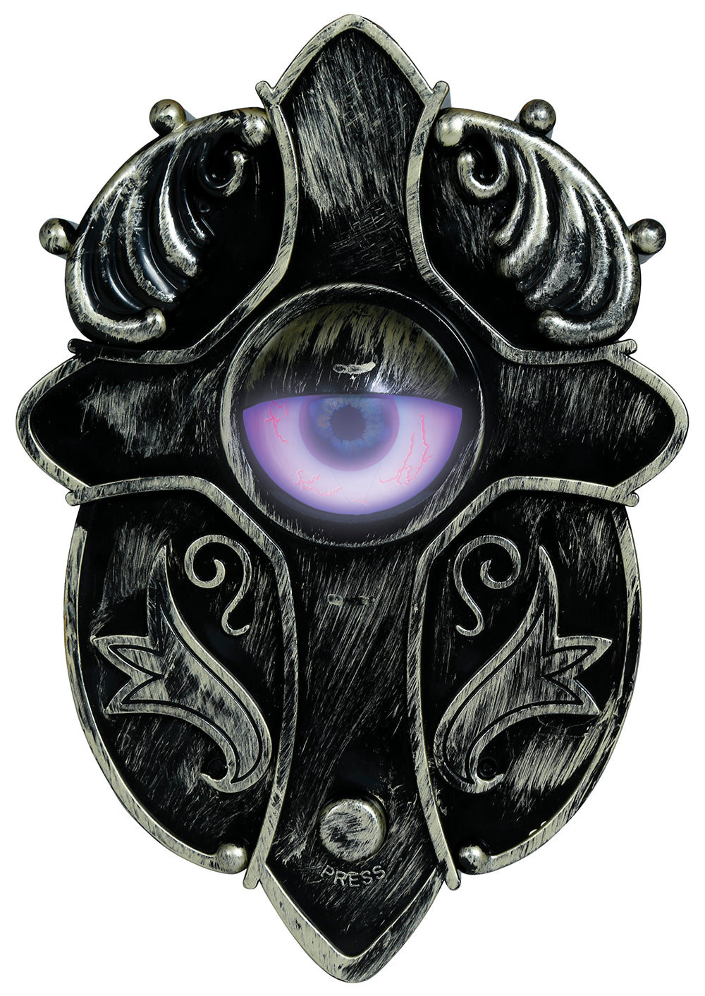 GP24975 – Halloween Türglocke Auge Dekor – Farbe: Grau