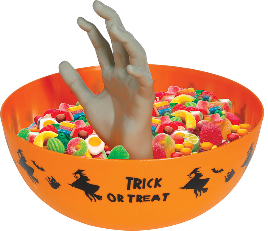 GP24979 – Halloween Grusel Schüssel Mit Hand – Farbe: Orange, Ansicht 2