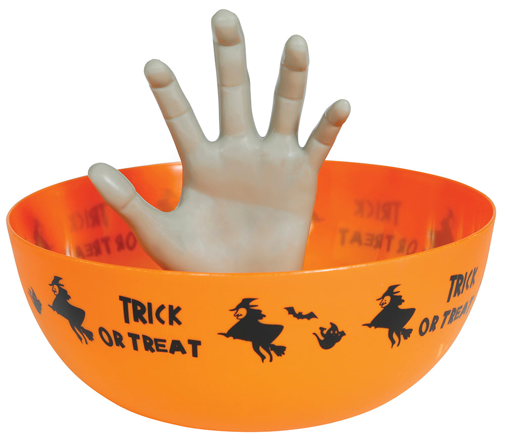GP24979 – Halloween Grusel Schüssel Mit Hand – Farbe: Orange