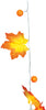 GP24994 – Halloween Kürbisgirlande Herbstdeko Kürbisblätter – Farbe: Orange