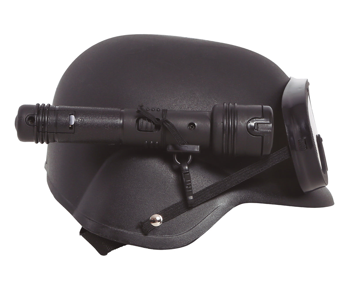 GP13181 – SWAT Helm für Jungen mit Lampe – Farbe: Schwarz