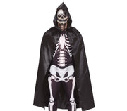 Skelett Dämon Umhang Kapuze Halloween, Bild 1