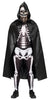 GP26138 – Skelett Dämon Umhang Kapuze Halloween – Farbe: Schwarz