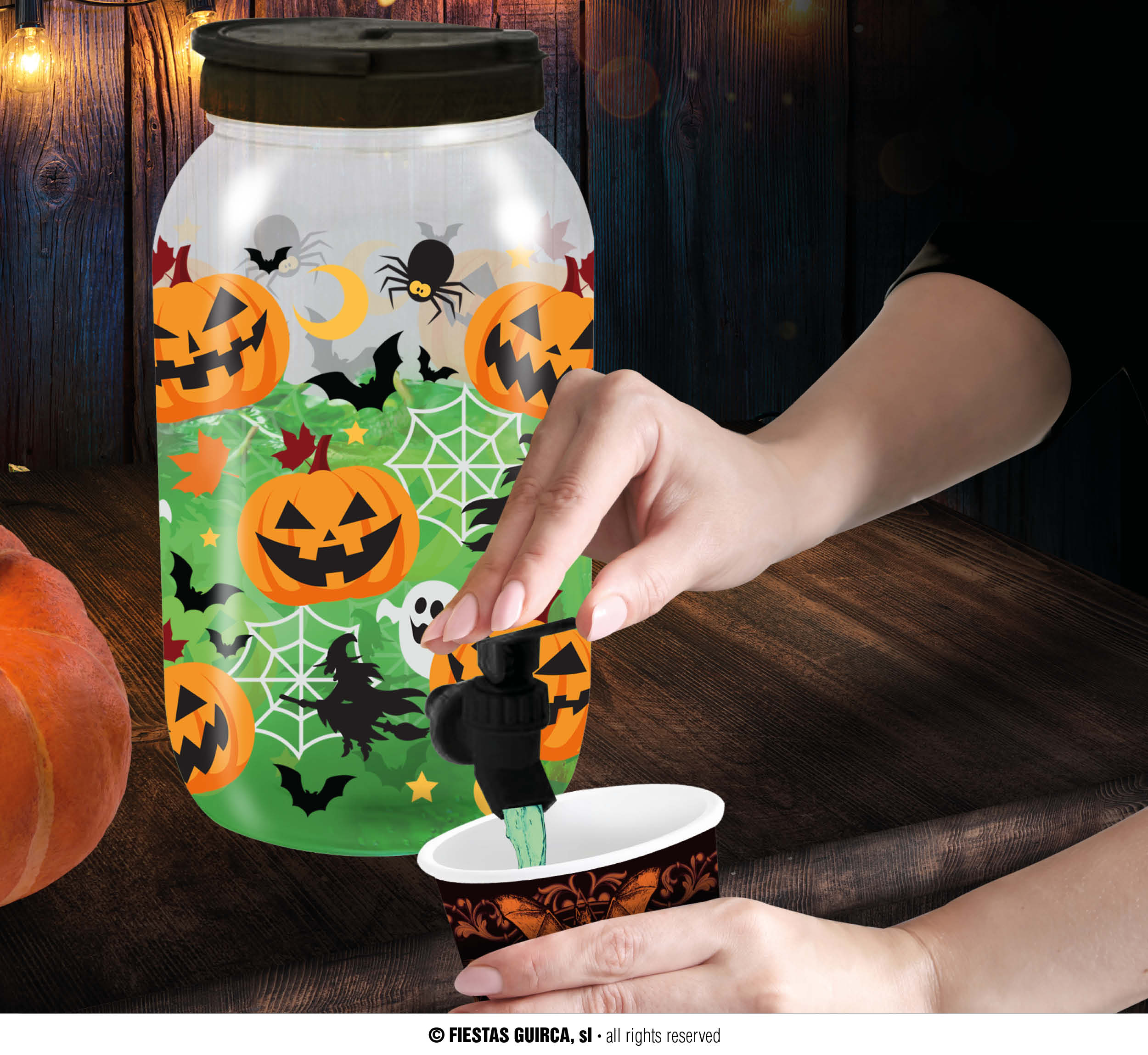 GP26142 – Halloween Getränkespender Grusel Party – Farbe: Mehrfarbig