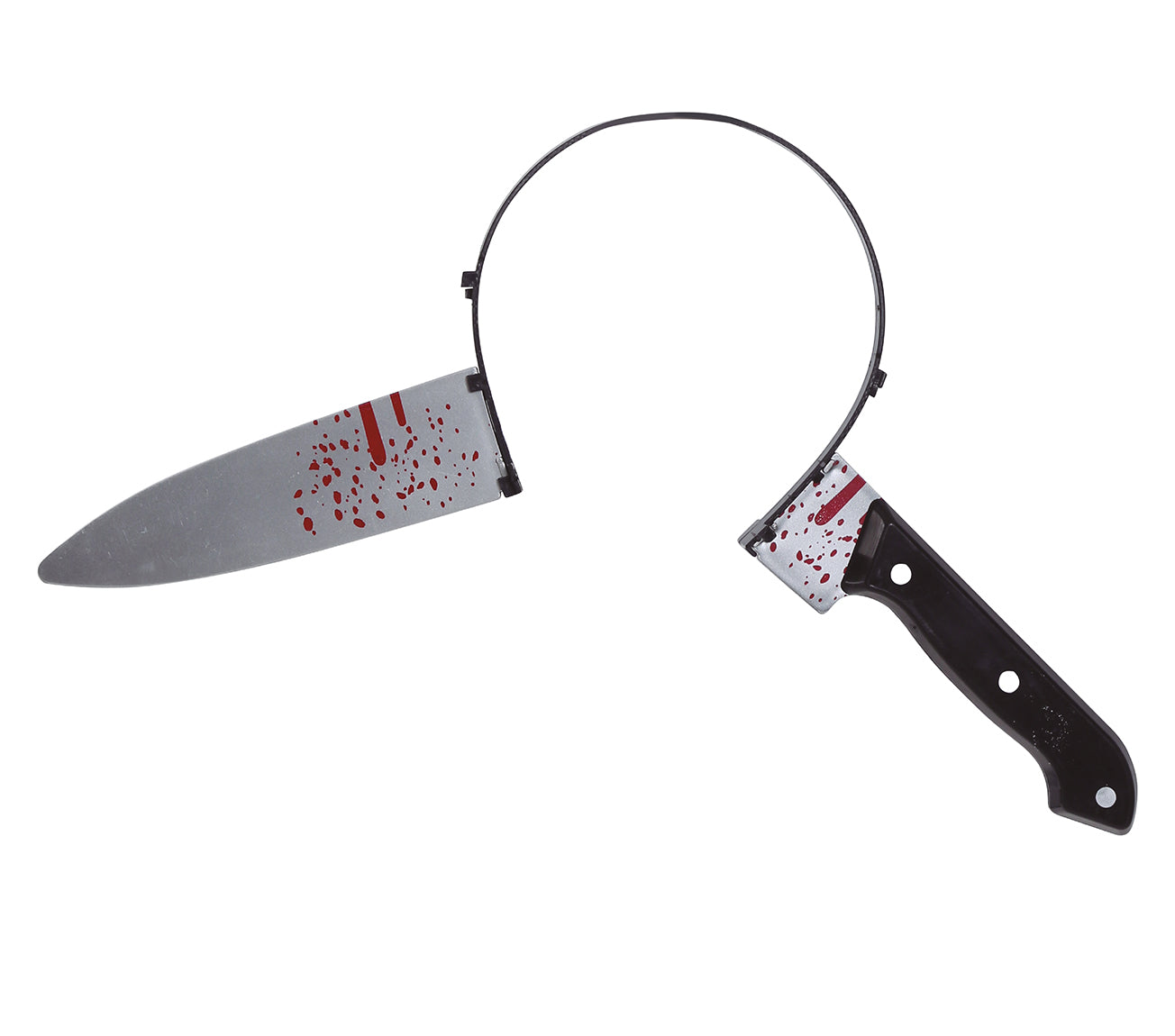 GP26152 – Halloween Haarreif Gruselmesser – Farbe: Silber