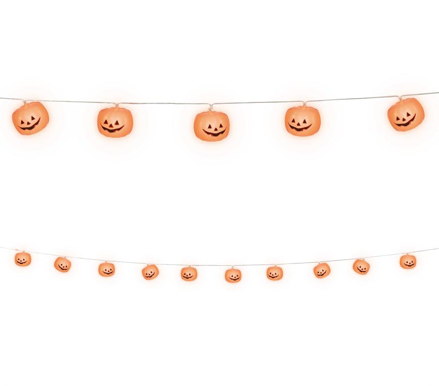 GP26155 – Halloween Kürbis Girlanden Dekoration – Farbe: Orange