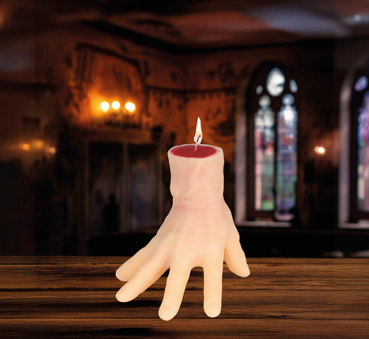 GP26163 – Halloween Hand Kerze Blut Abgetrennte – Farbe: Beige