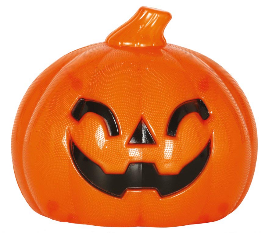 Kürbis mit Licht 10 cm Halloween Laterne