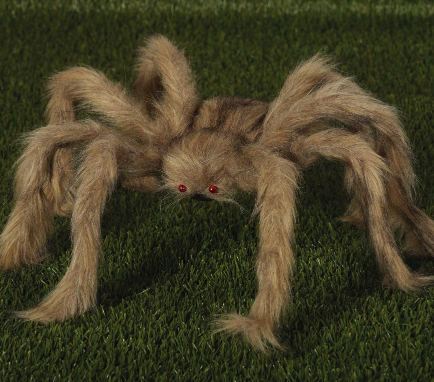 GP26295 – Tierische Gruselspinne Halloween Deko – Farbe: Grau