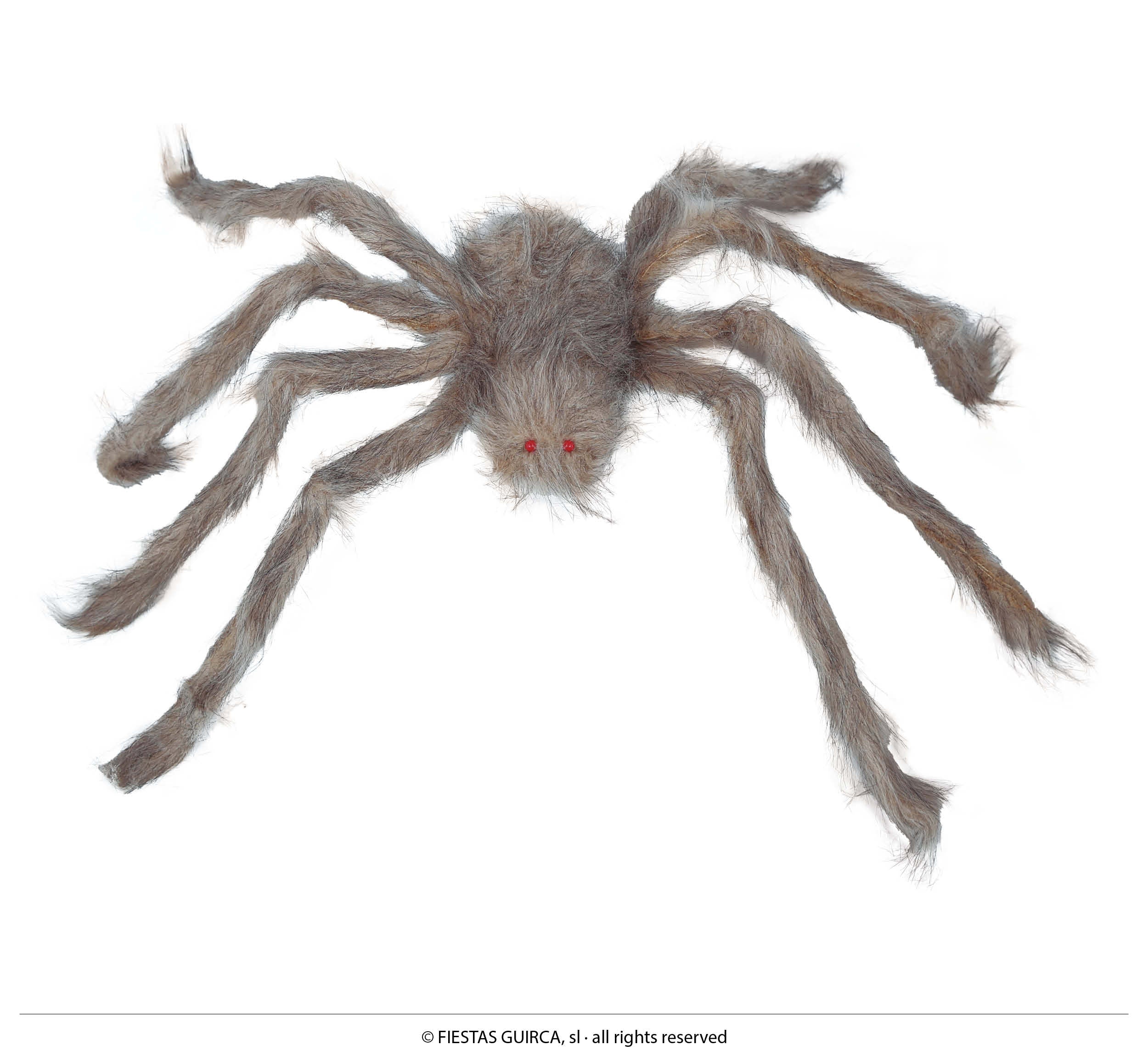 GP26295 – Tierische Gruselspinne Halloween Deko – Farbe: Grau