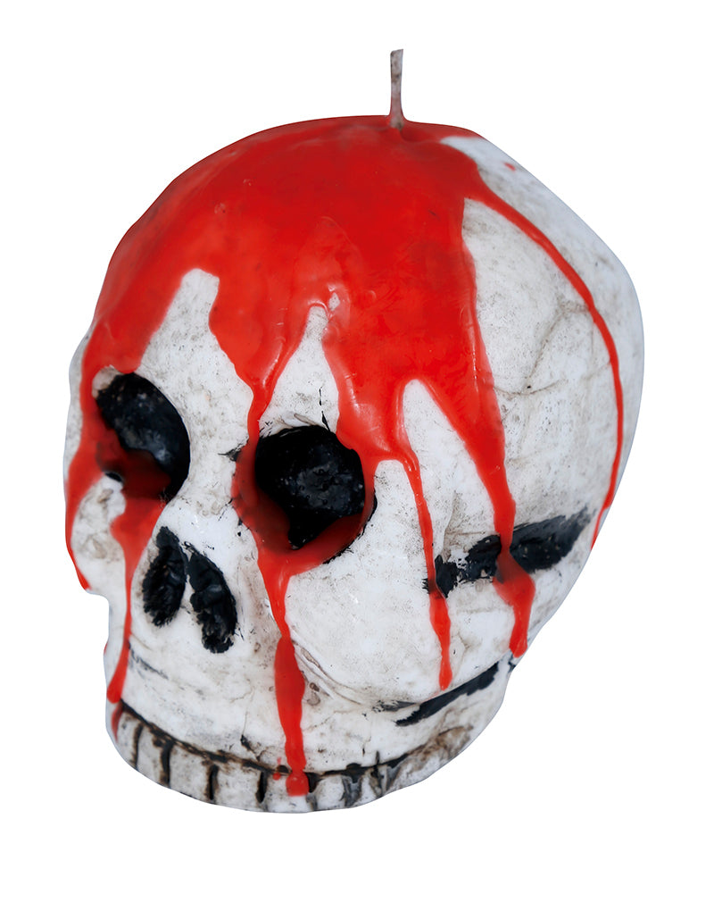 GP26340 – Skelett Kerze Halloween Dekor – Farbe: Rot