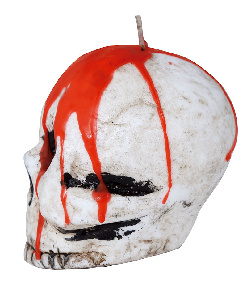 GP26340 – Skelett Kerze Halloween Dekor – Farbe: Rot