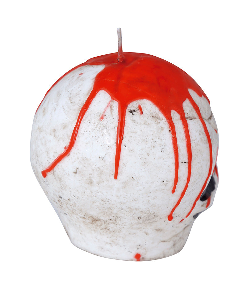 GP26340 – Skelett Kerze Halloween Dekor – Farbe: Rot