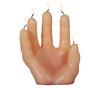GP26437 – Halloween Skulptur Hand Kerze Horror Deko – Farbe: Beige