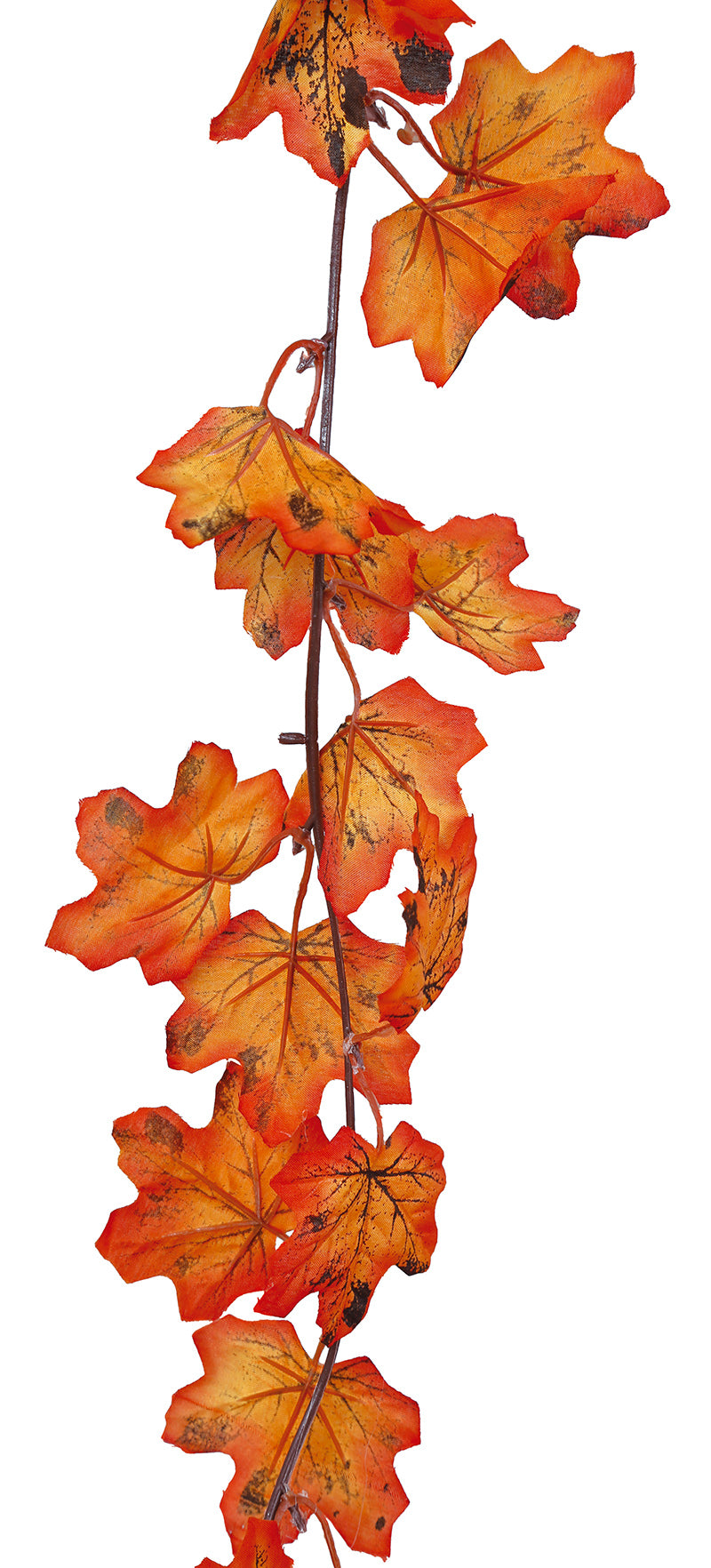 GP26475 – Halloween Ghirlande Orange Blätter 190cm – Farbe: Orange