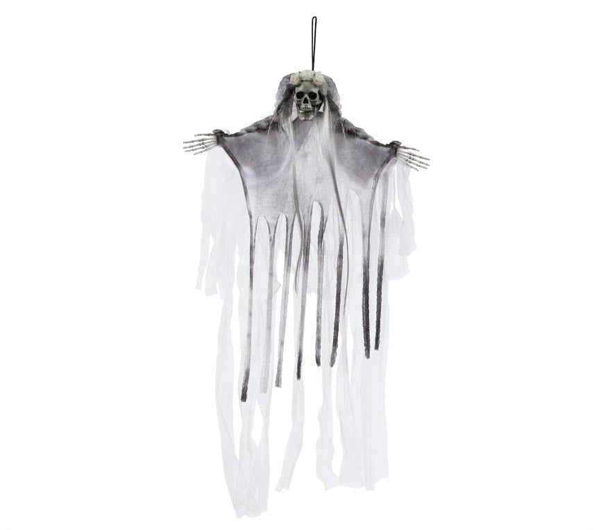 GP26488 – Skelett Geist Braut Halloween Deko Party – Farbe: Grau