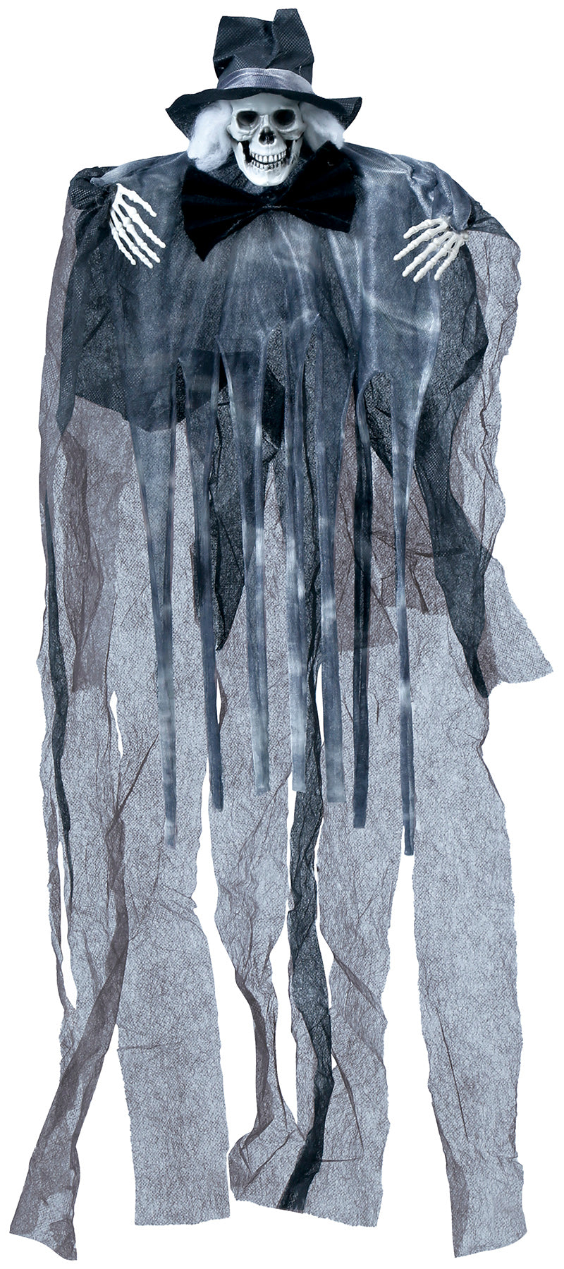 GP26489 – Skelett Halloween Hängehorror Dekoration – Farbe: Schwarz