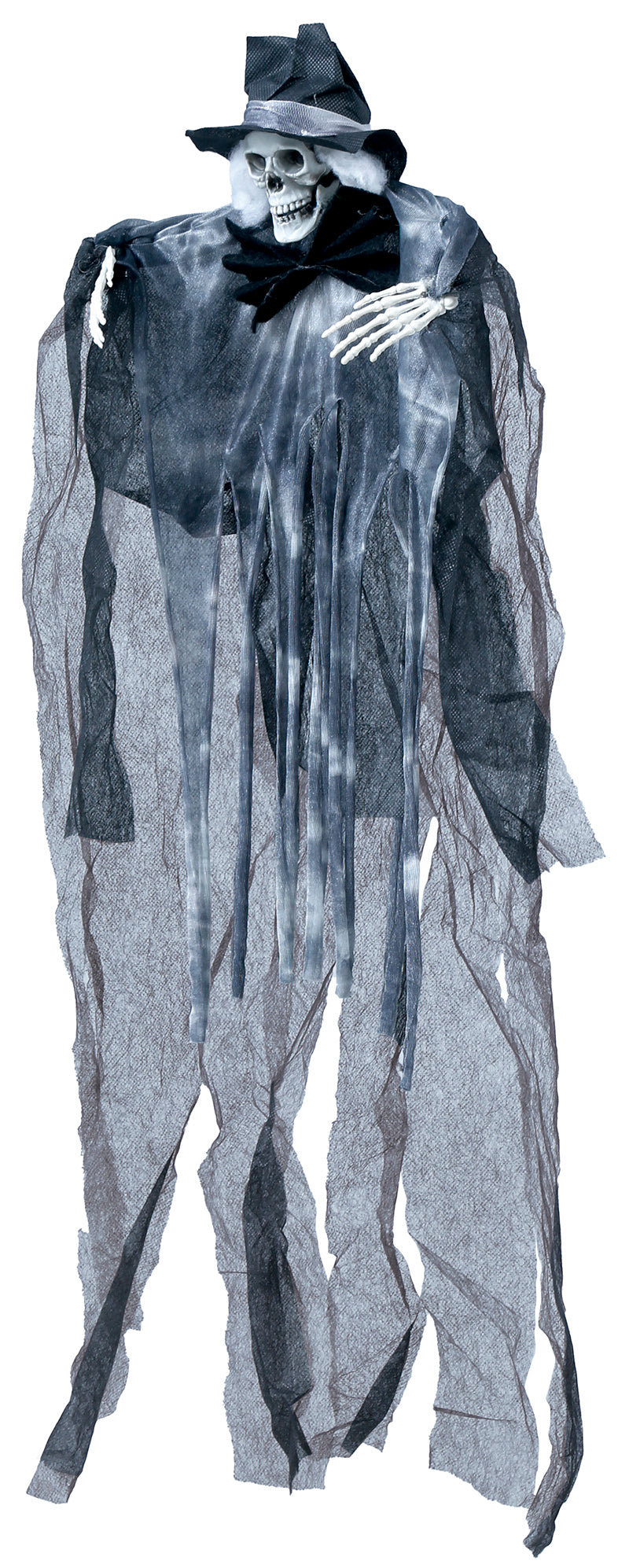 GP26489 – Skelett Halloween Hängehorror Dekoration – Farbe: Schwarz, Ansicht 2