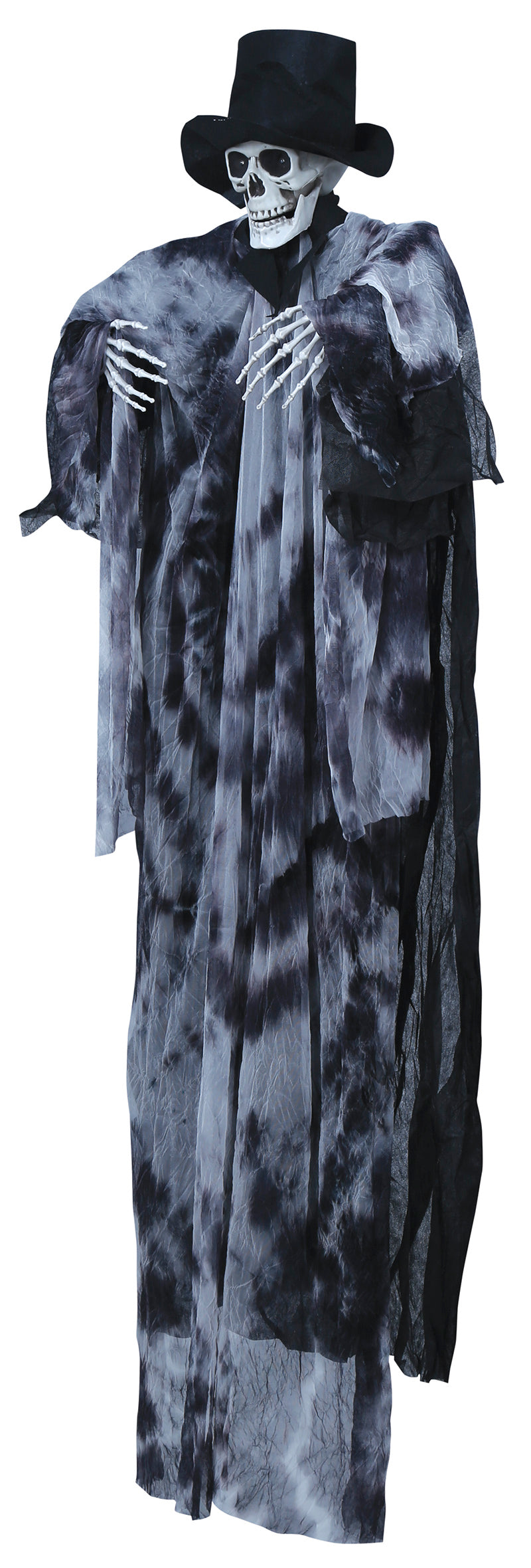GP26512 – Skelett Geist Dekor Halloween – Farbe: Schwarz, Ansicht 2