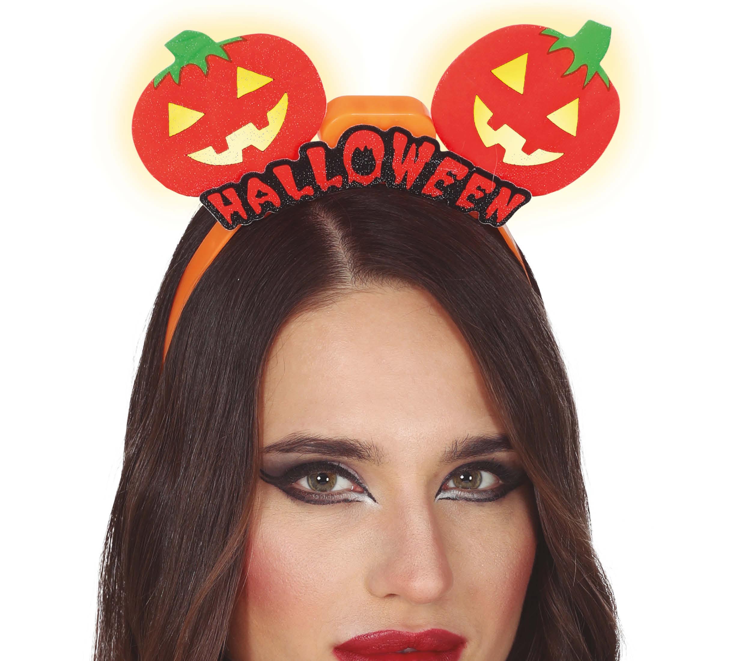 GP26569 – Halloween Kürbis Haarreif Accessoire – Farbe: Orange