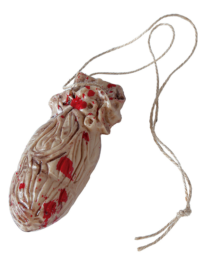 GP26570 – Halloween Herzdeko Gruselobjekt Schaurige – Farbe: Rot, Ansicht 2