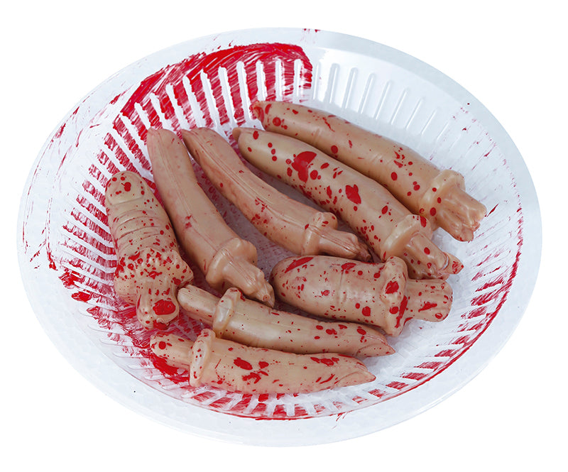 GP26572 – Halloween Finger Deko Blutige Geisterparty – Farbe: Natural