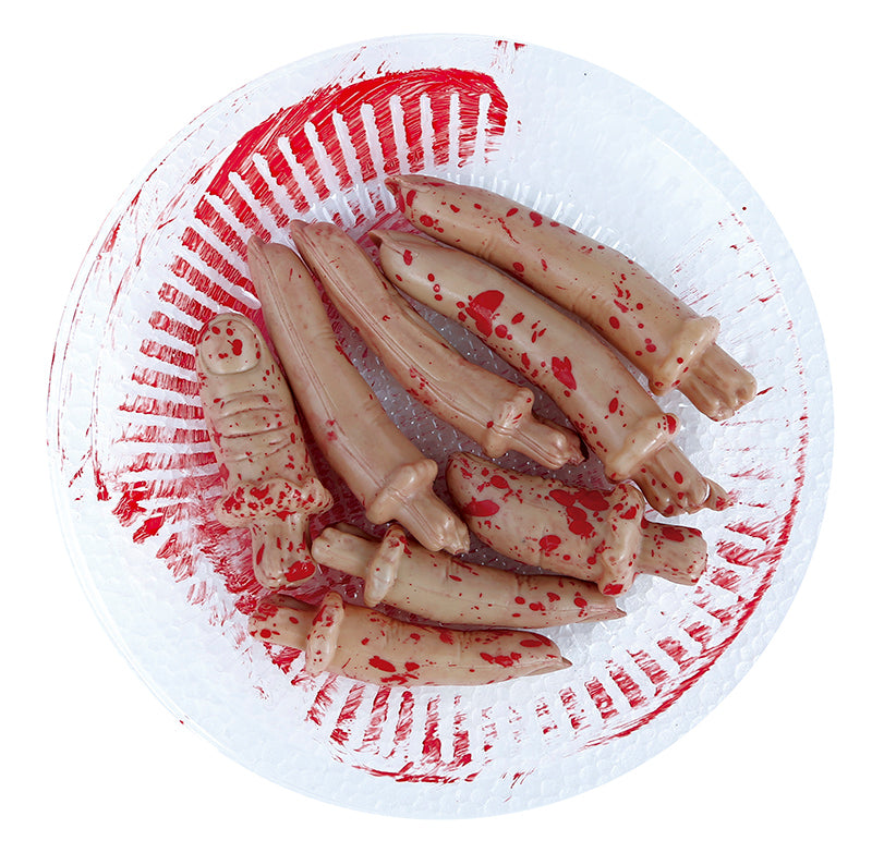 GP26572 – Halloween Finger Deko Blutige Geisterparty – Farbe: Natural