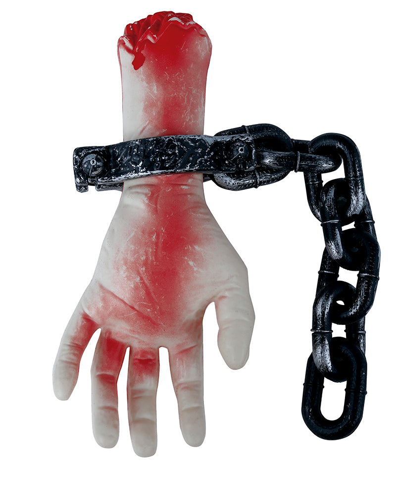 GP26575 – Voodoo Halloween Horror Hand Blutige Kette – Farbe: Rot, Ansicht 2