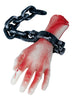 GP26575 – Voodoo Halloween Horror Hand Blutige Kette – Farbe: Rot