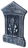 GP26590 – Halloween Grabstein Wasserspeier Skulptur – Farbe: Grau