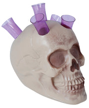 Totenkopf mit Schnapsgläsern 20 cm, Bild 2
