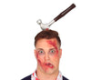GP26605 – Halloween Scherzartikel Hammer Kopf Requisit – Farbe: Silber
