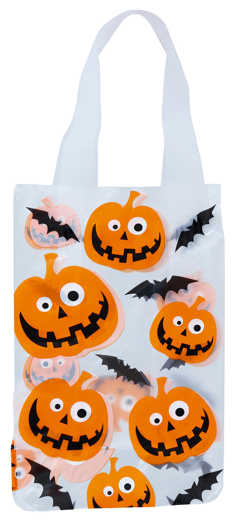 GP26618 – Halloween Kürbis Tasche Gespenst Fledermaus – Farbe: Orange