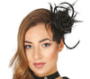 GP26635 – Halloween Haaraccessoire Schwarze Blume 19 – Farbe: Schwarz