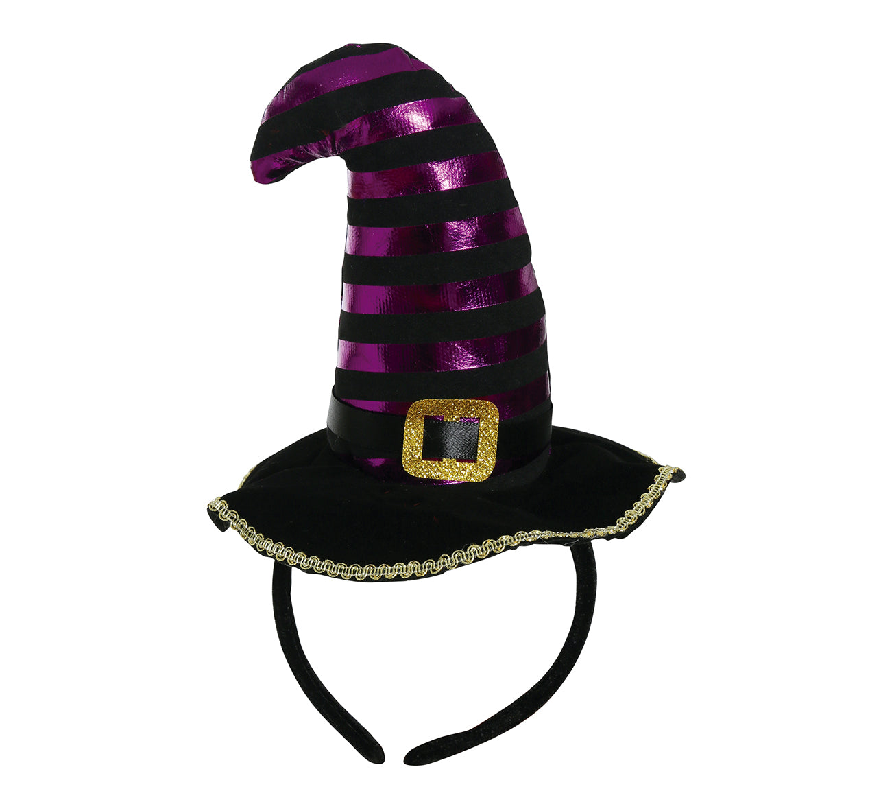 GP26636 – Hexen Zauberhut Haarreif Halloween – Farbe: Lila