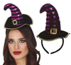 GP26636 – Hexen Zauberhut Haarreif Halloween – Farbe: Lila