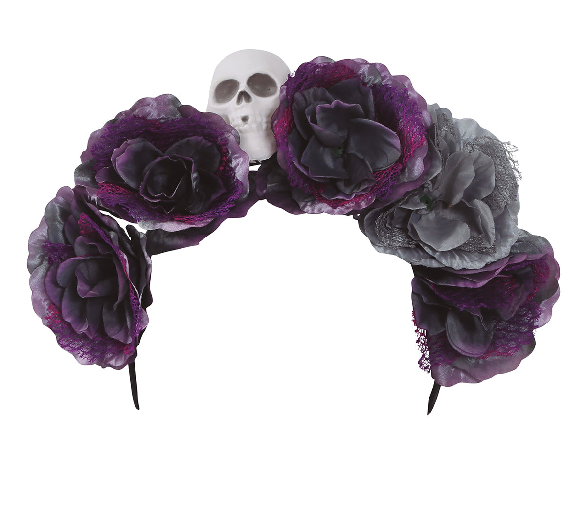 GP26640 – Tag Der Toten Haarband Halloween – Farbe: Grau