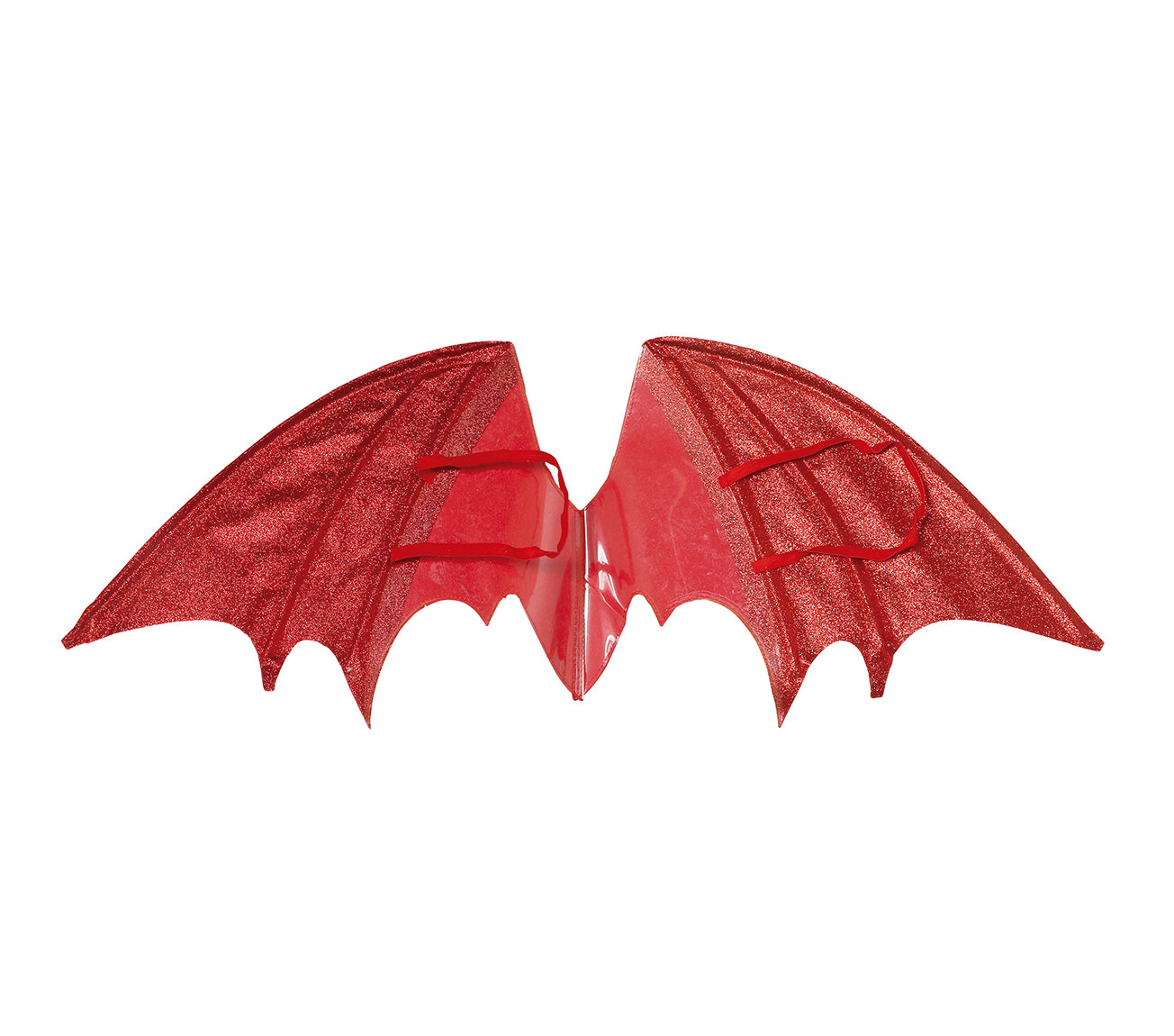 GP26642 – Dämonenflügel Halloween Rot Teuflische Flügel – Farbe: Rot