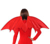GP26642 – Dämonenflügel Halloween Rot Teuflische Flügel – Farbe: Rot