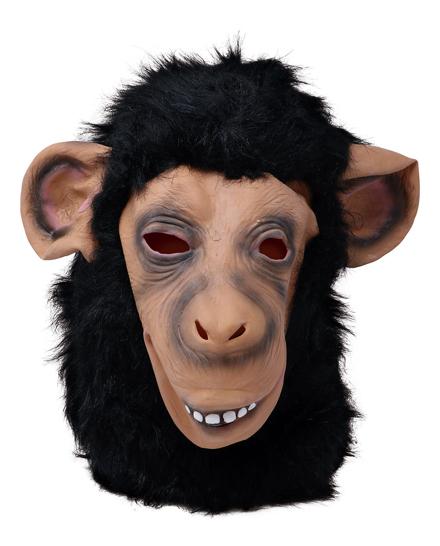 GP2664 – Tier Maske Schimpansen Affen Maske – Farbe: Beige, Ansicht 2