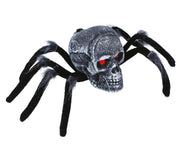 Totenkopf Spinne 34 cm Halloween Deko, Bild 2